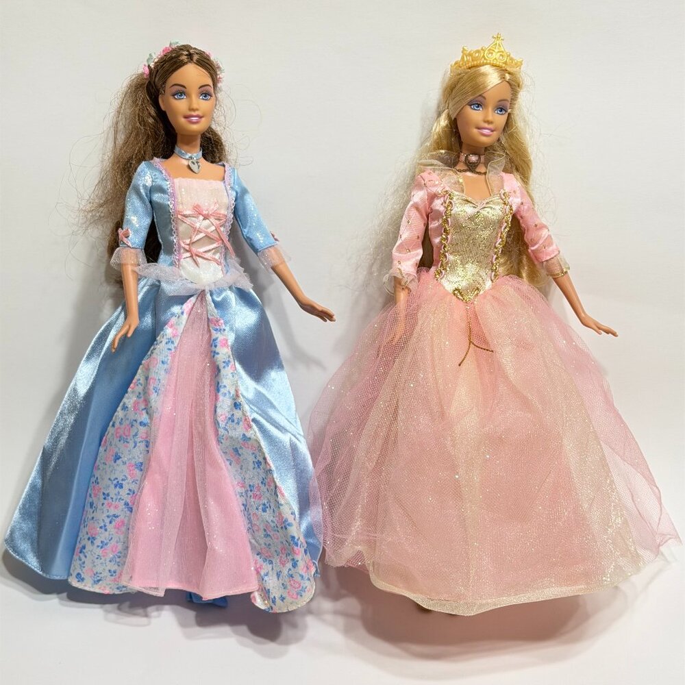 Barbie Princess and the Pauper Singing Dolls Set Erika Princess Anneliese WORKS - Picture 3 of 16